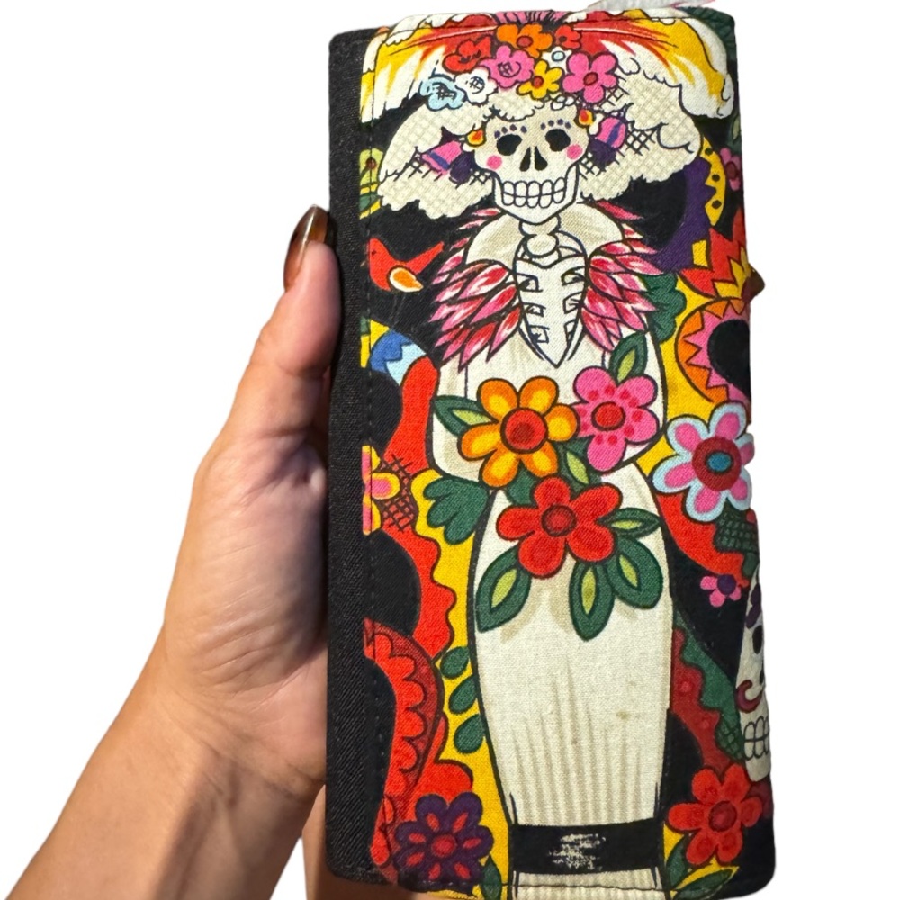 Dia de Los muertos wallet day of the dead wallet